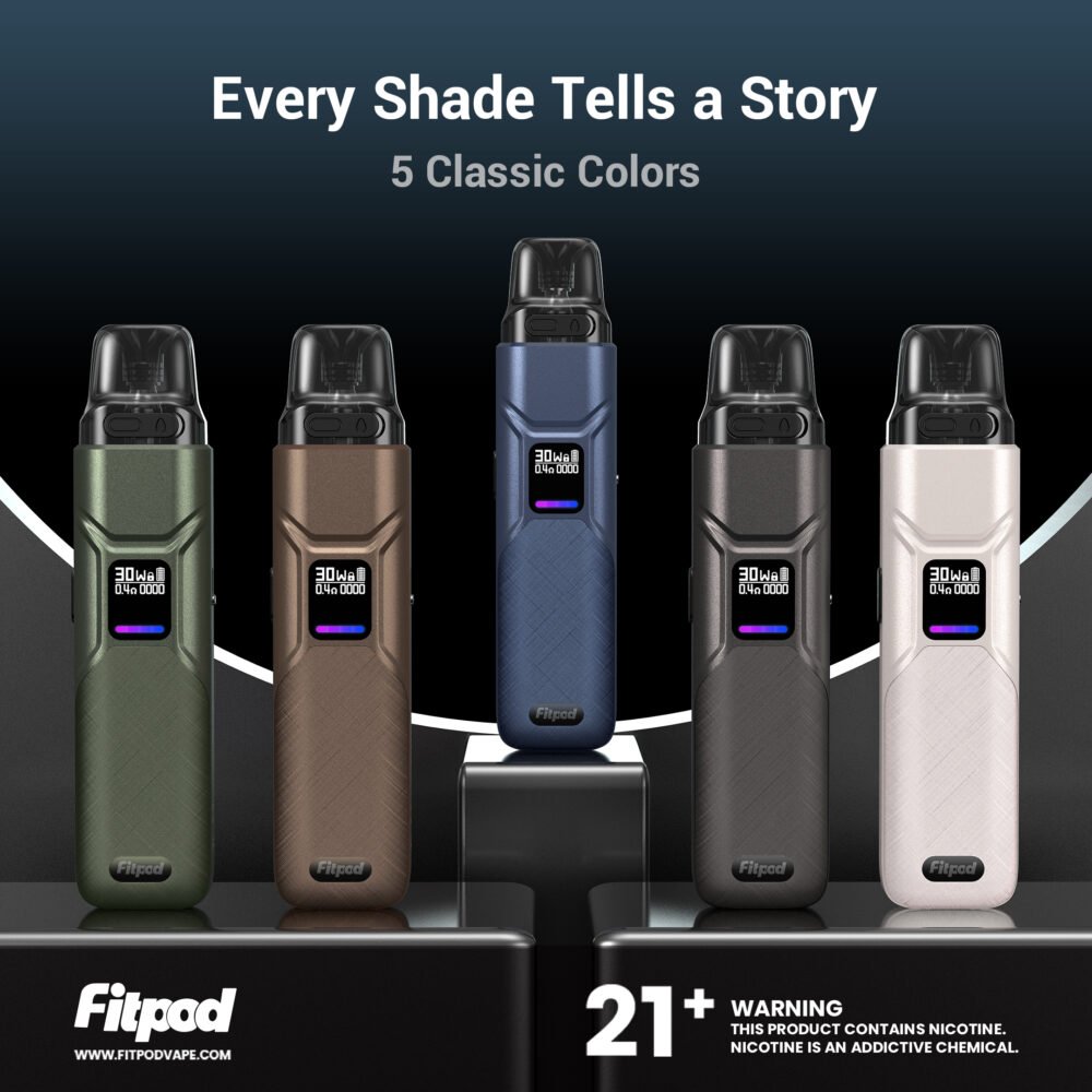 FITPOD O-SHADOW SE套組 【小煙主機】FITPOD O-SHADOW SE套組|自由調氣+LED顯示|適用OXVA Xlim主機