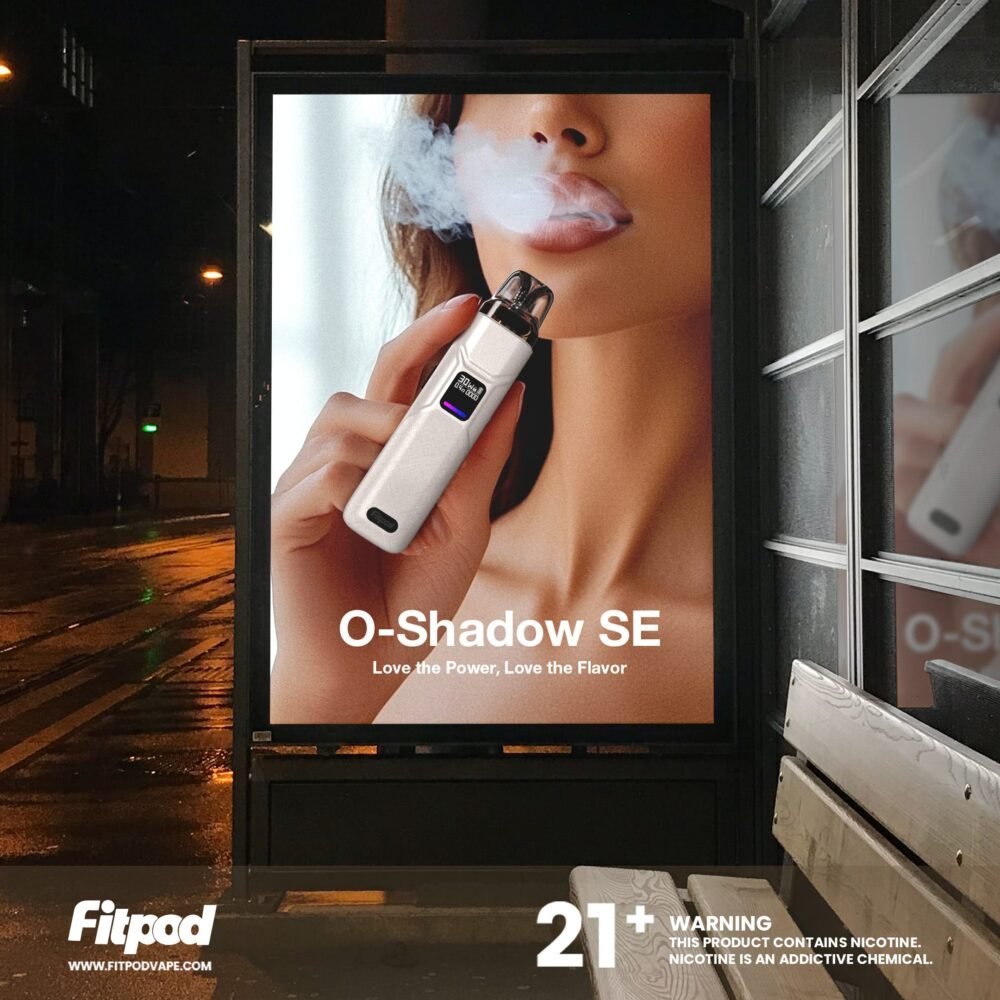 FITPOD O-SHADOW SE套組 【小煙主機】FITPOD O-SHADOW SE套組|自由調氣+LED顯示|適用OXVA Xlim主機