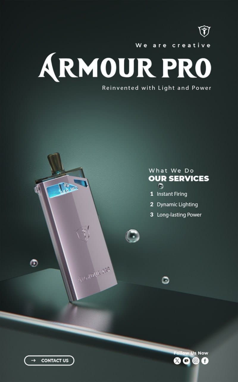 將軍 PRO主機 SAMURAI Armour Pro 將軍 PRO小煙主機 1500mAh 鎧甲發光煙彈