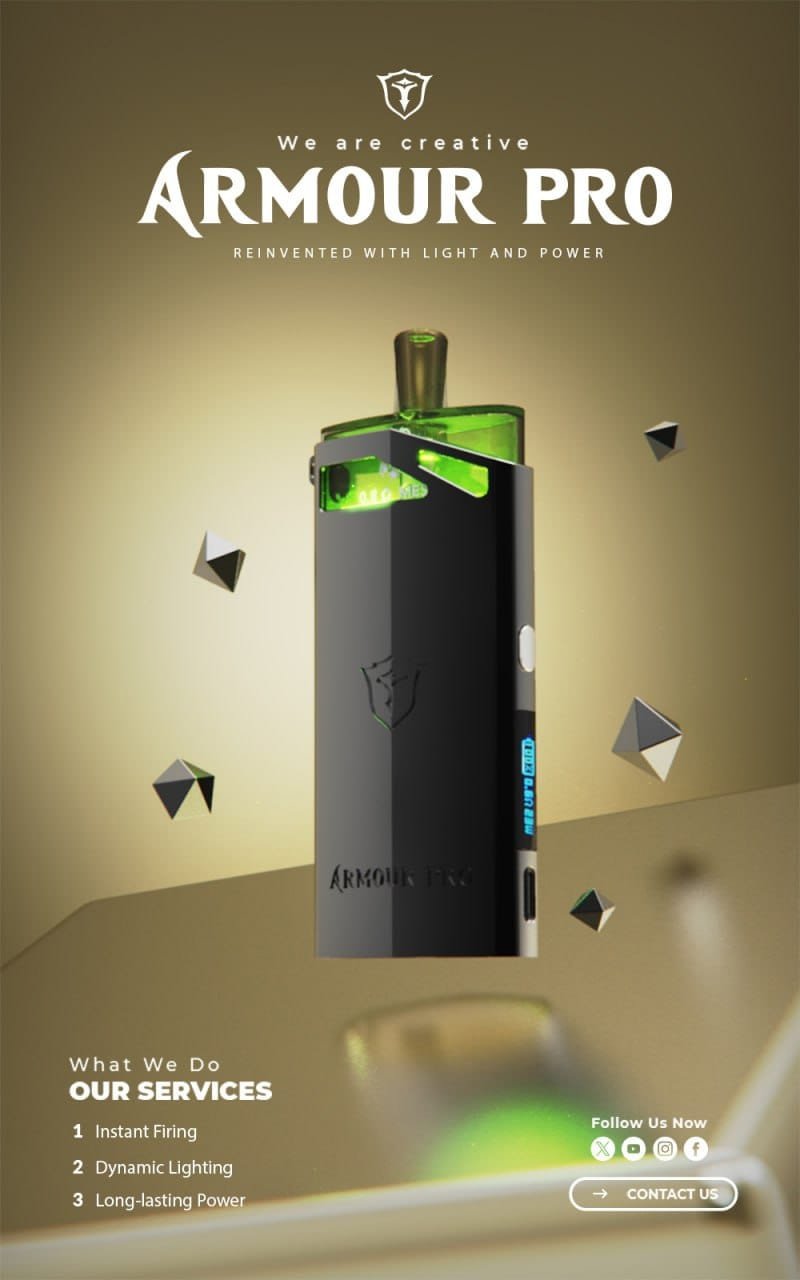 將軍 PRO主機 SAMURAI Armour Pro 將軍 PRO小煙主機 1500mAh 鎧甲發光煙彈